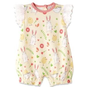 Tesa Babe Easter Peeps Bubble Romper Size 6-9 months
